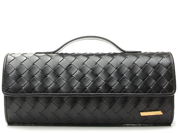 Bolsa Feminina Média Tressê Envelope Vicenza Preto