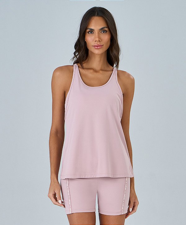 Regata Feminina com Elástico em V Alto Giro