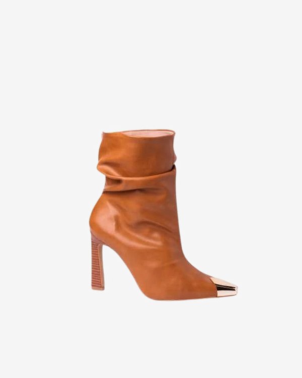 Bota Adrielle Cano Curto Bico Fino Ponteira Lux Winter MYSB