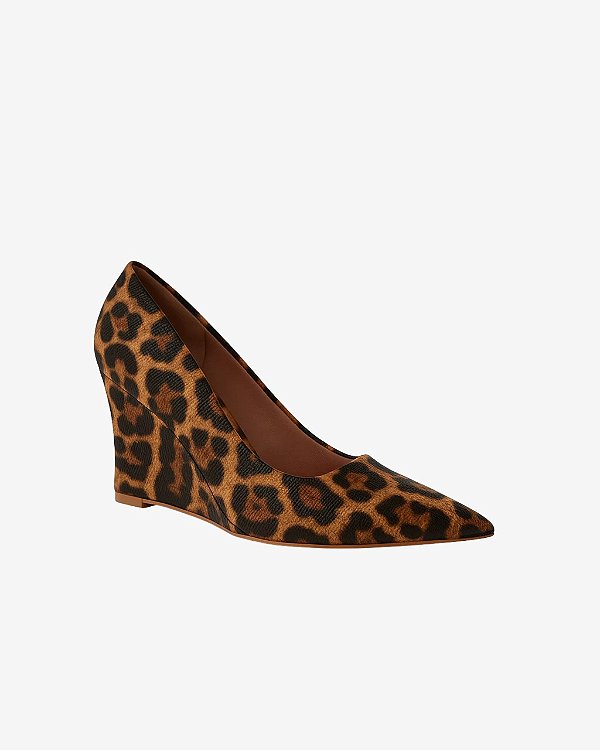 Scarpin Déborah Anabela Couro Lux Winter MYSB