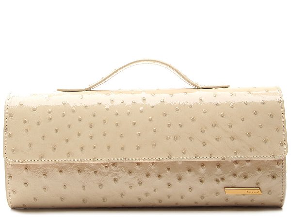 Bolsa Média Couro Alça Vicenza Bege