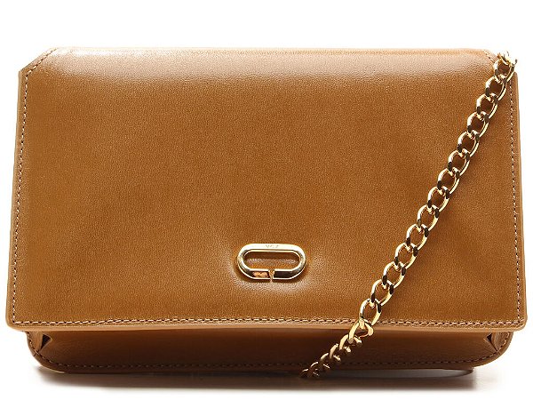 Porta Celular Corrente Couro Vicenza Camel