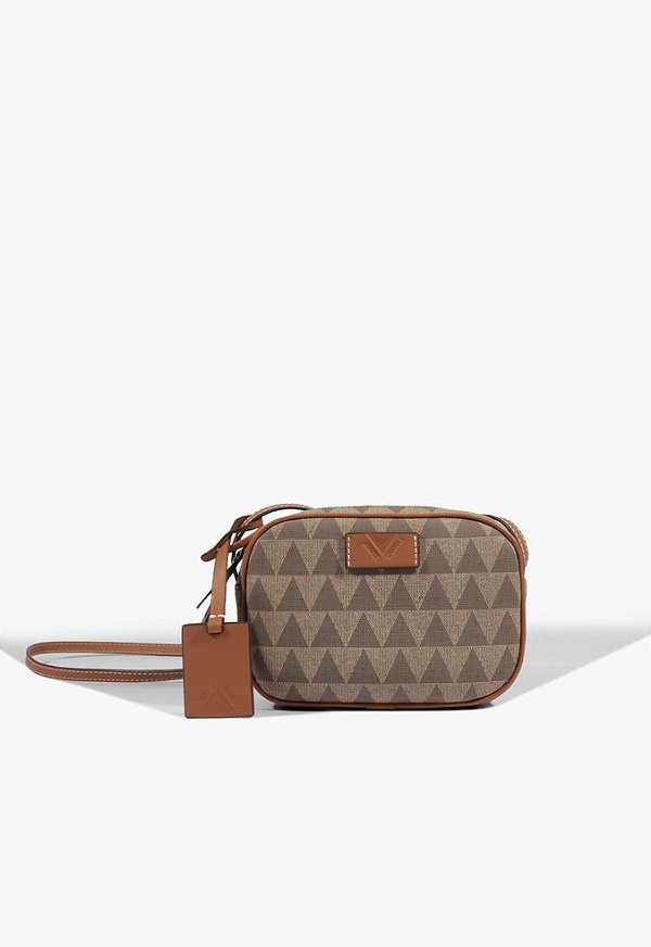Bolsa Feminina Tiracolo Kate Triangle Média Schutz Marrom