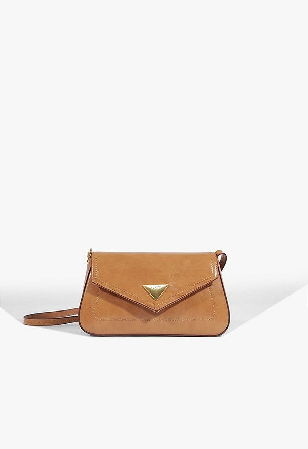 Bolsa Tiracolo Liese Pequena Couro Schutz Camel