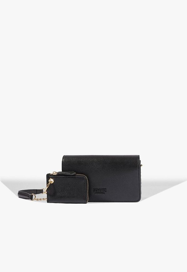 Bolsa Tiracolo Crossbosy Sophia Pequena Couro Schutz Preto