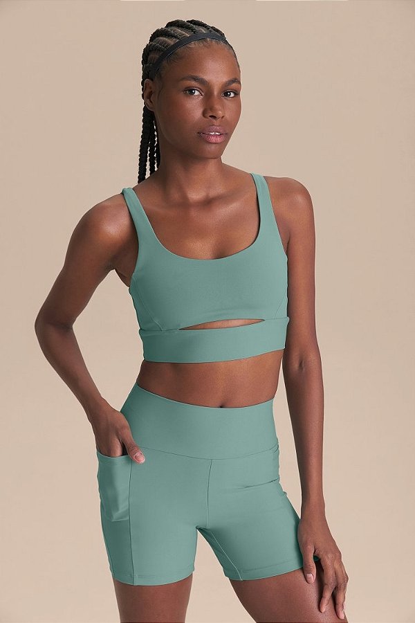 Top Cut Out Fit Green Live