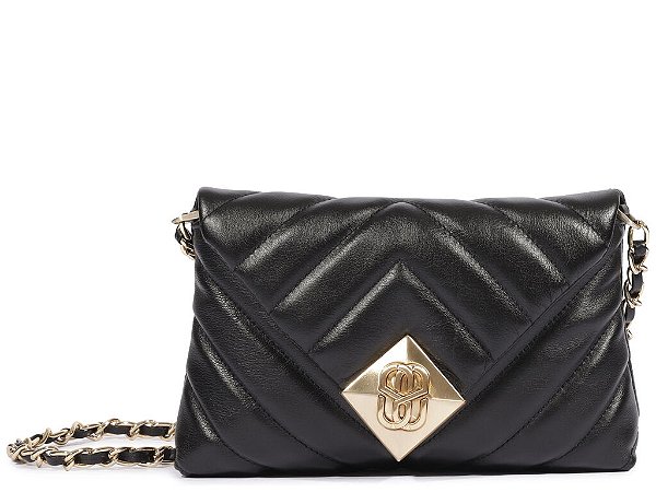 Bolsa Pequena Clutch  Madri Schutz Preto