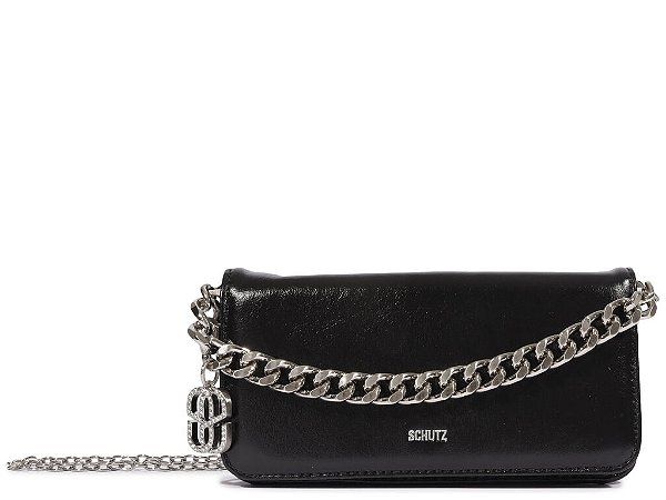 Bolsa Pequena Tiracolo Napa Luminato Schutz Preto