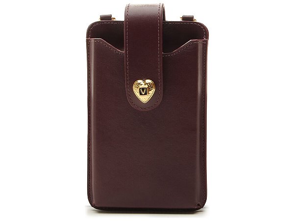 Porta Celular Capa Napa Oil  Vicenza Velvet Rouge