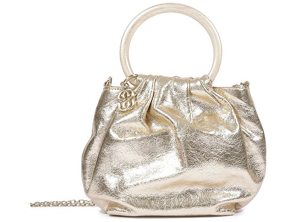 Bolsa Grande Bucket Napa Lumi Metal Schutz  Platina