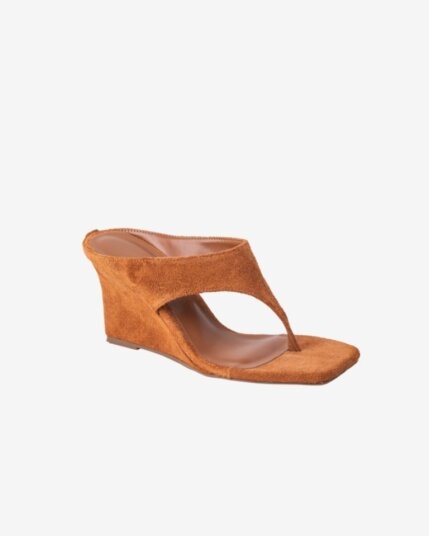 Tamanco Bianca Camurça  Mocha Mood MYSB Camel