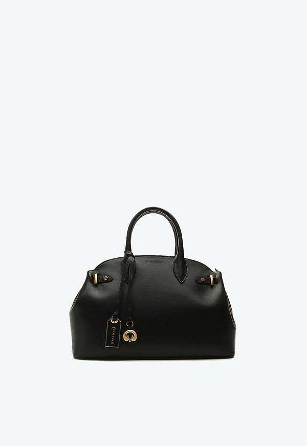 Bolsa Tote Kassia Pequena Vicenza Preto