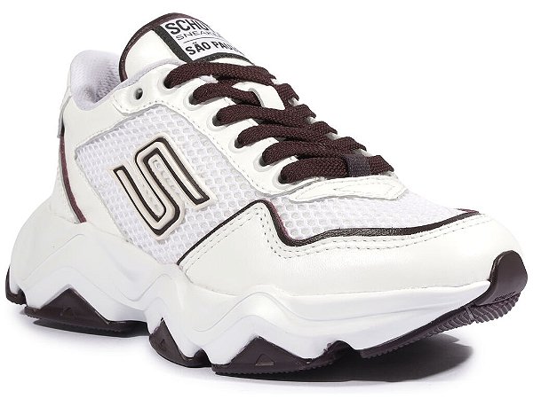 Tênis Multimaterial Dupla Hone Schutz Branco