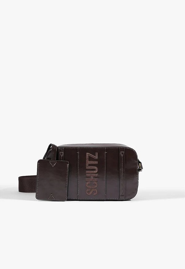 Bolsa Feminina Pequena Avery Alça Tecido Schutz Coffee
