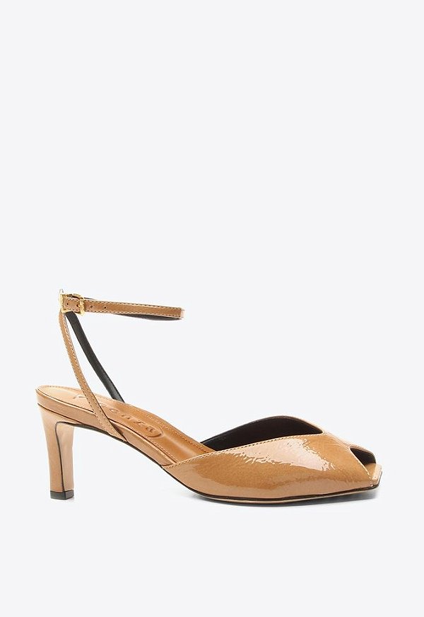 Sandália Feminina Anadia Slingback Vicenza Camel