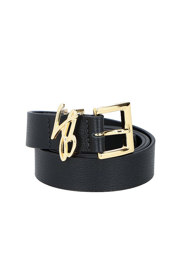 Cinto Feminino Couro Luiza Barcelos Preto