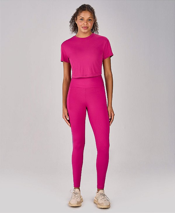Legging Com Bolsos E Estampa Alto Giro