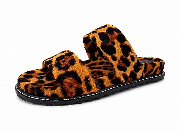 Papete Feminina Animal Print Onça Luiza Barecelos