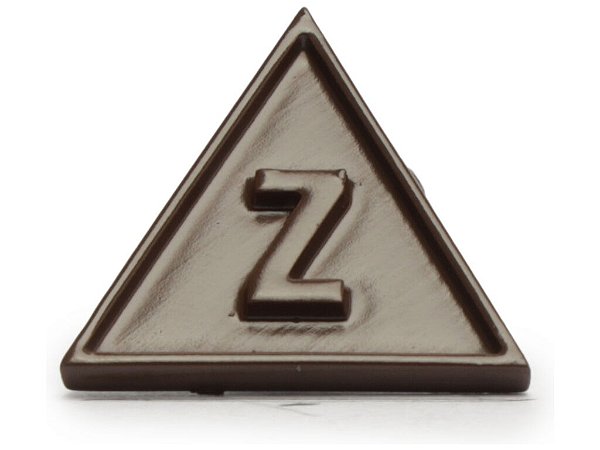 Pingente Metal Letra Z Schutz Marrom