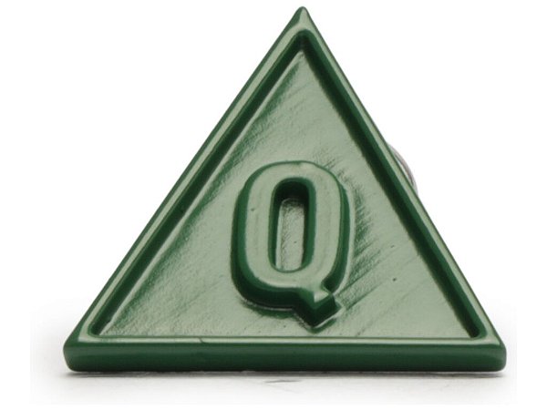 Pingente Metal Letra Q Schutz Verde