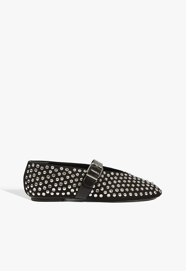 Sapatilha Sabrina Studs Preta Schutz