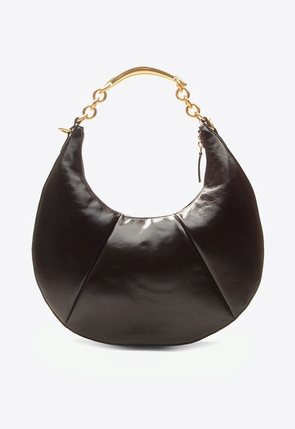 Bolsa Hobo Maya Grande Marrom Vicenza