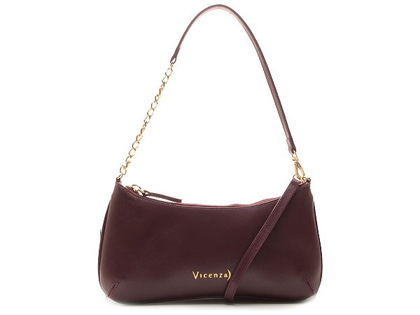 Bolsa Pequena Tiracolo Napa Oil Vicenza Marsala