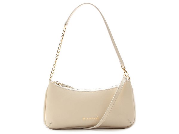 Bolsa Pequena Tiracolo Napa Oil Vicenza Off White