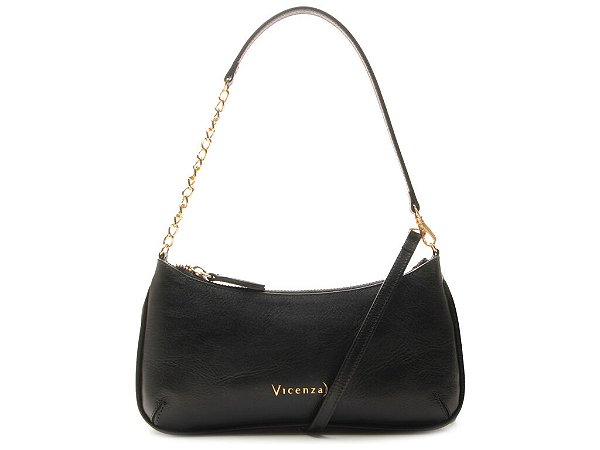 Bolsa Pequena Tiracolo Napa Oil Vicenza Preto