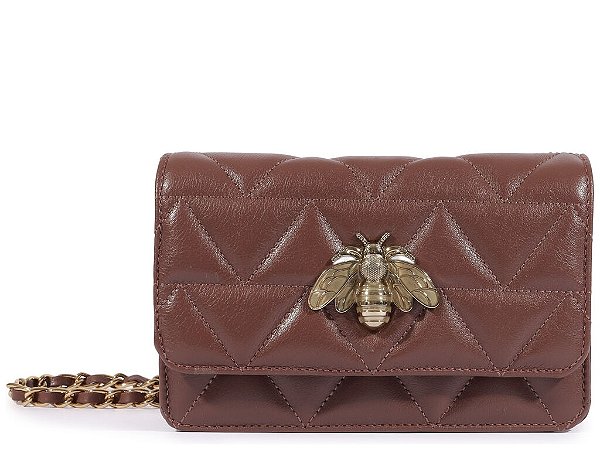 Bolsa Couro Believe Marrom Schutz