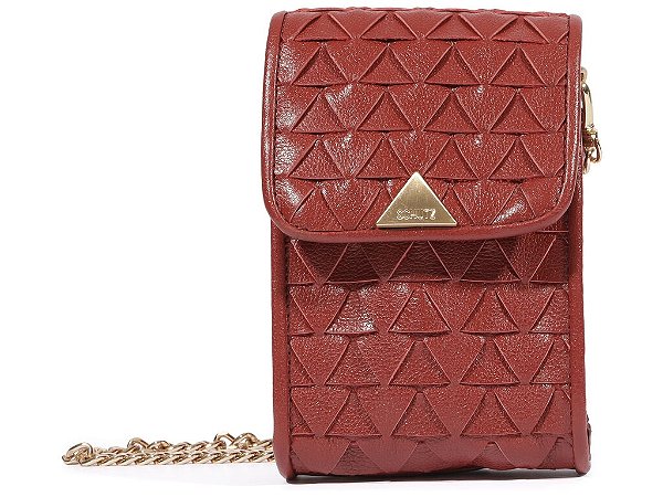 Bolsa Pequena Tiracolo Easy Fly Marsala Schutz