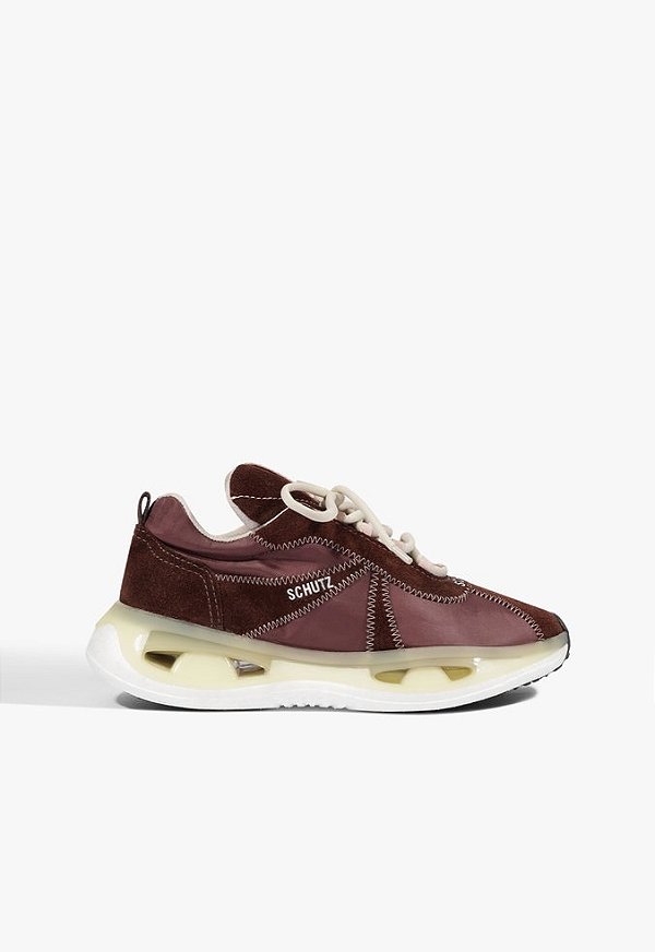 Tênis S95 Bico Redondo Vermelho Schutz