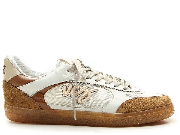 Tênis Feminino Multimaterial Off White Vicenza