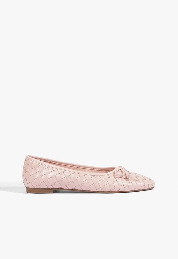 Sapatilha Arissa Woven Couro Rosa Schutz