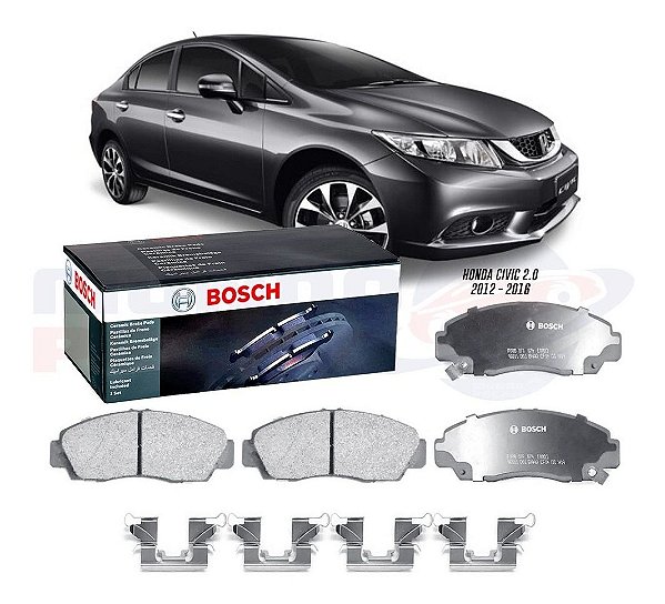 Pastilha Freio Cerâmica Bosch Honda Civic 2.0 Flex 2012 A 16