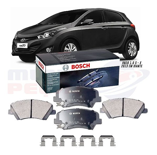 Pastilha Freio Ceramica Bosch Diant. Hyundai Hb20 X S 1.6