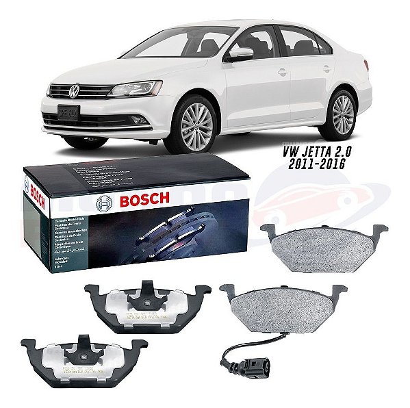 Pastilha Freio Cerâmica Original Bosch Jetta 2.0 2011 A 16