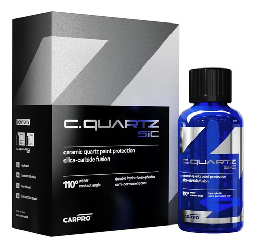 Carpro Cquartz 30ml Vidrificador Coating De Pintura Sic