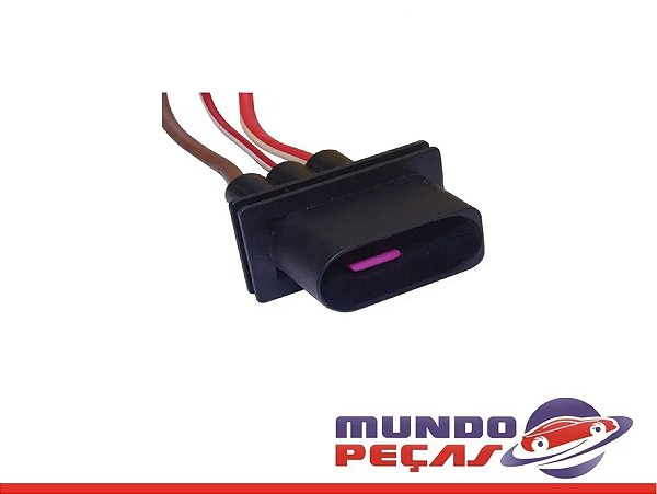 Chicote do Motor do Eletroventilador Fox 3 Vias - Macho