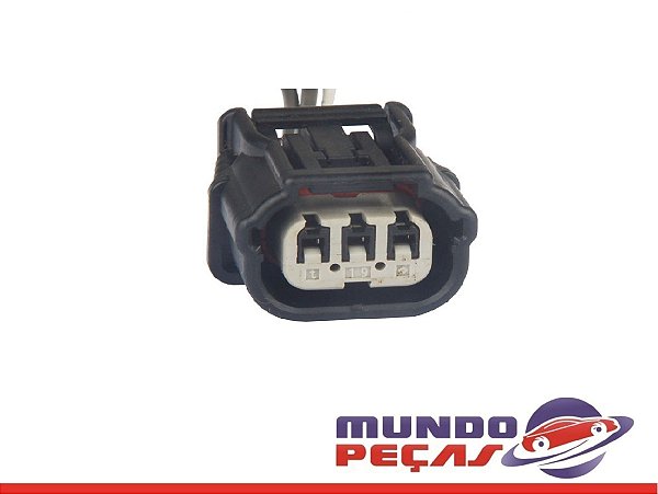 Chicote da Bobina de Ignição Linha Honda - 3 Vias - Fêmea