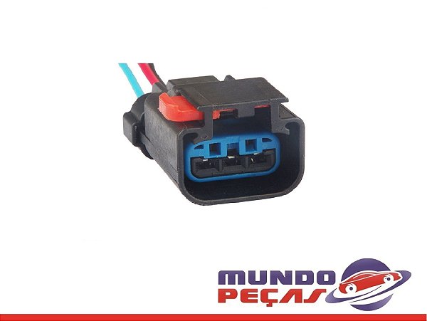 Sensor de Rotação Motor E-torq - 3 Vias - Fêmea