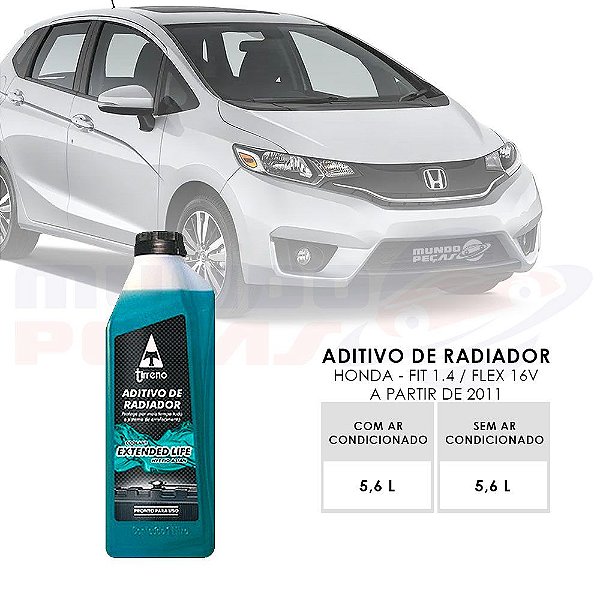 Kit Aditivo Radiador Original Honda Fit 1.4 Tirreno 6 Litros