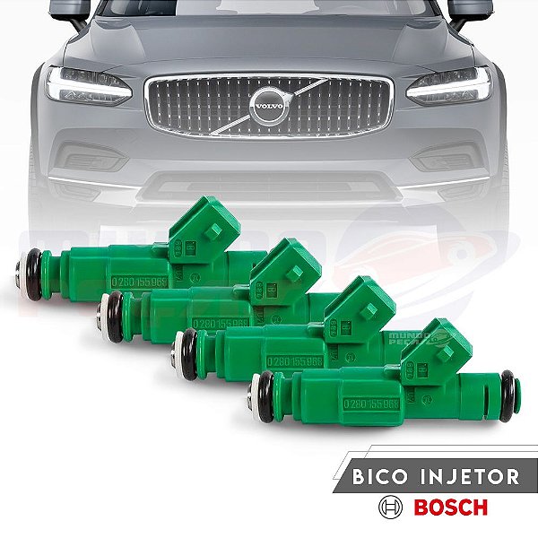 4 Bicos Injetor Bosch 42 Lbs/h Volvo 0280155968