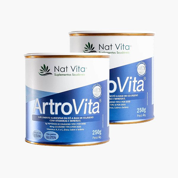 kit 2un Artrovita Sabor Original 250g