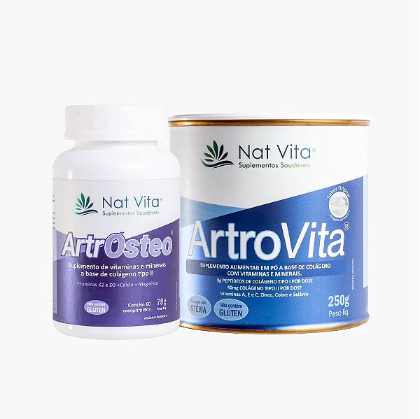 Kit Artrovita 300g MAIS Artrosteo 60 Cpr.