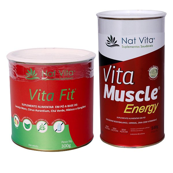 Kit Vita Fit 300g MAIS Vita Muscle Energy 540g