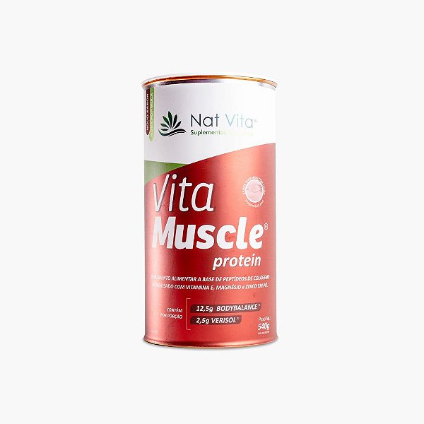 Vita Muscle Protein - Sabor Morango c/ Limão - 540g