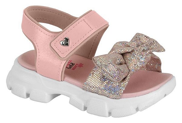 Sandália Molekinha Infantil Baby Feminino Cor Rosa/Glitter - Compre calçados  e parcele em até 10x sem juros! Aproveite.