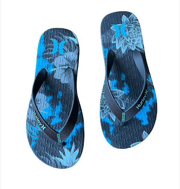 Chinelo Hurley Masculino Cor Azul - Compre calçados e parcele em até 10x  sem juros! Aproveite.