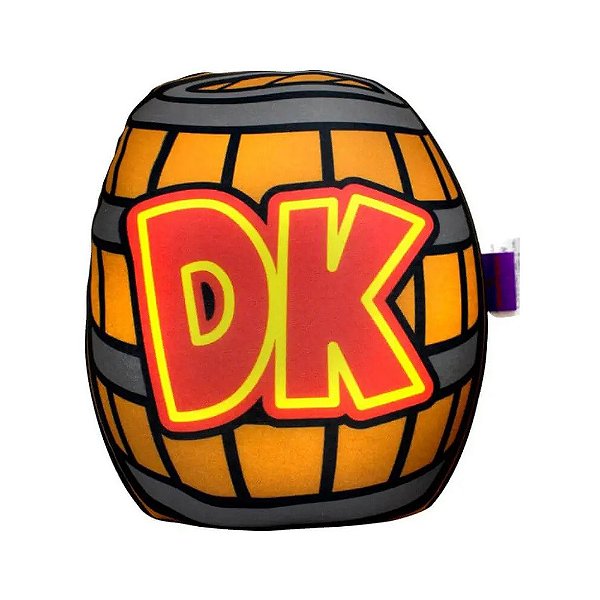 Almofada Formato Barill - Donkey Kong - 26X33